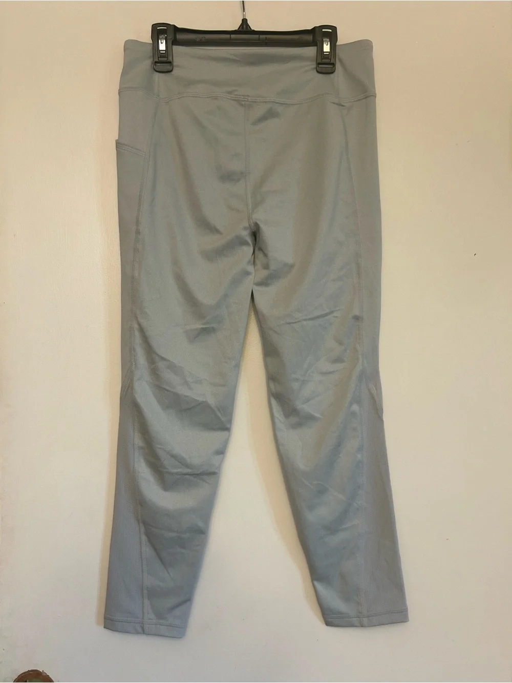 Under Armour Light Gray Athletic Leggings with Logo